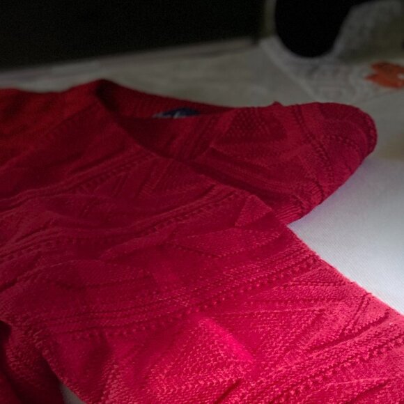 Red CrewNeck Sweater - Picture 5 of 10